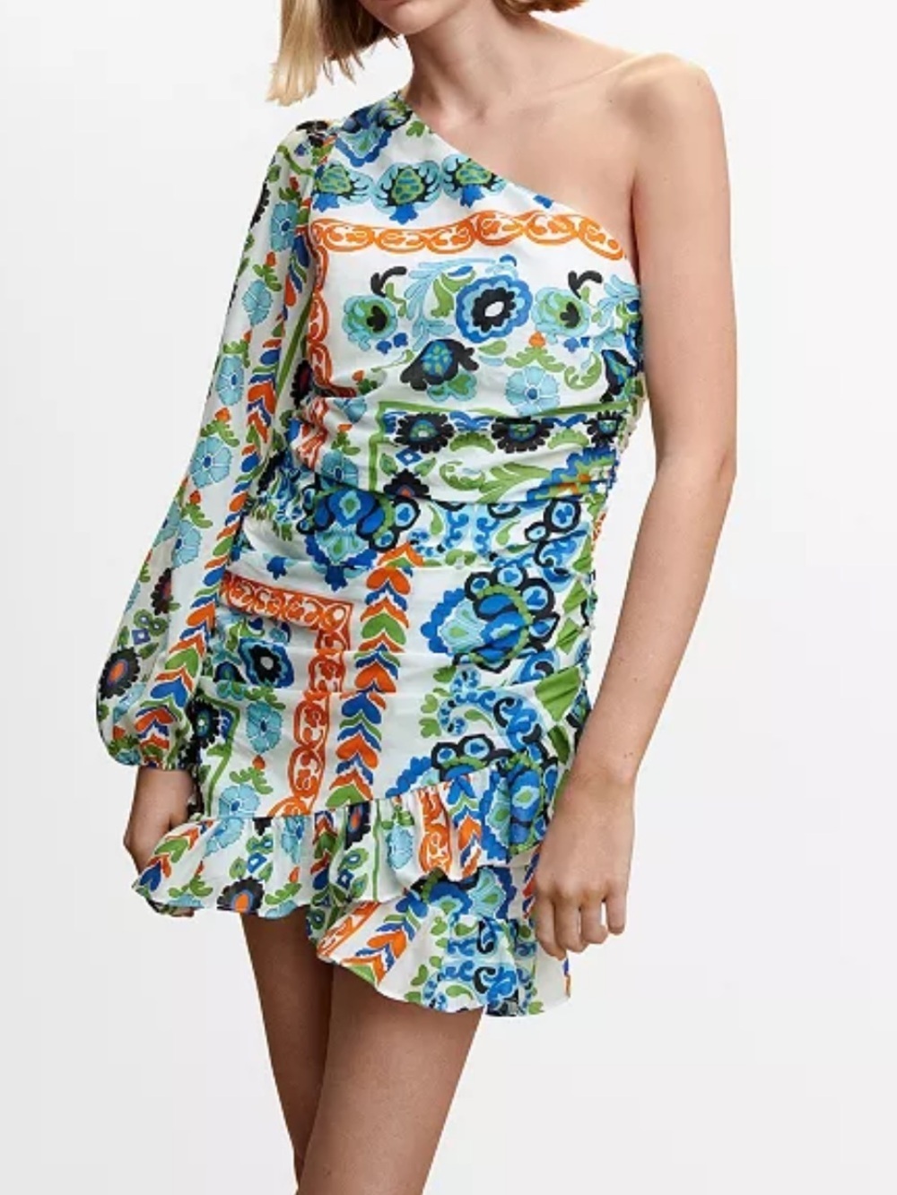 mango symmetrical dress